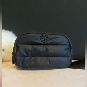 lululemon athletica Black Quilted Waist Bag